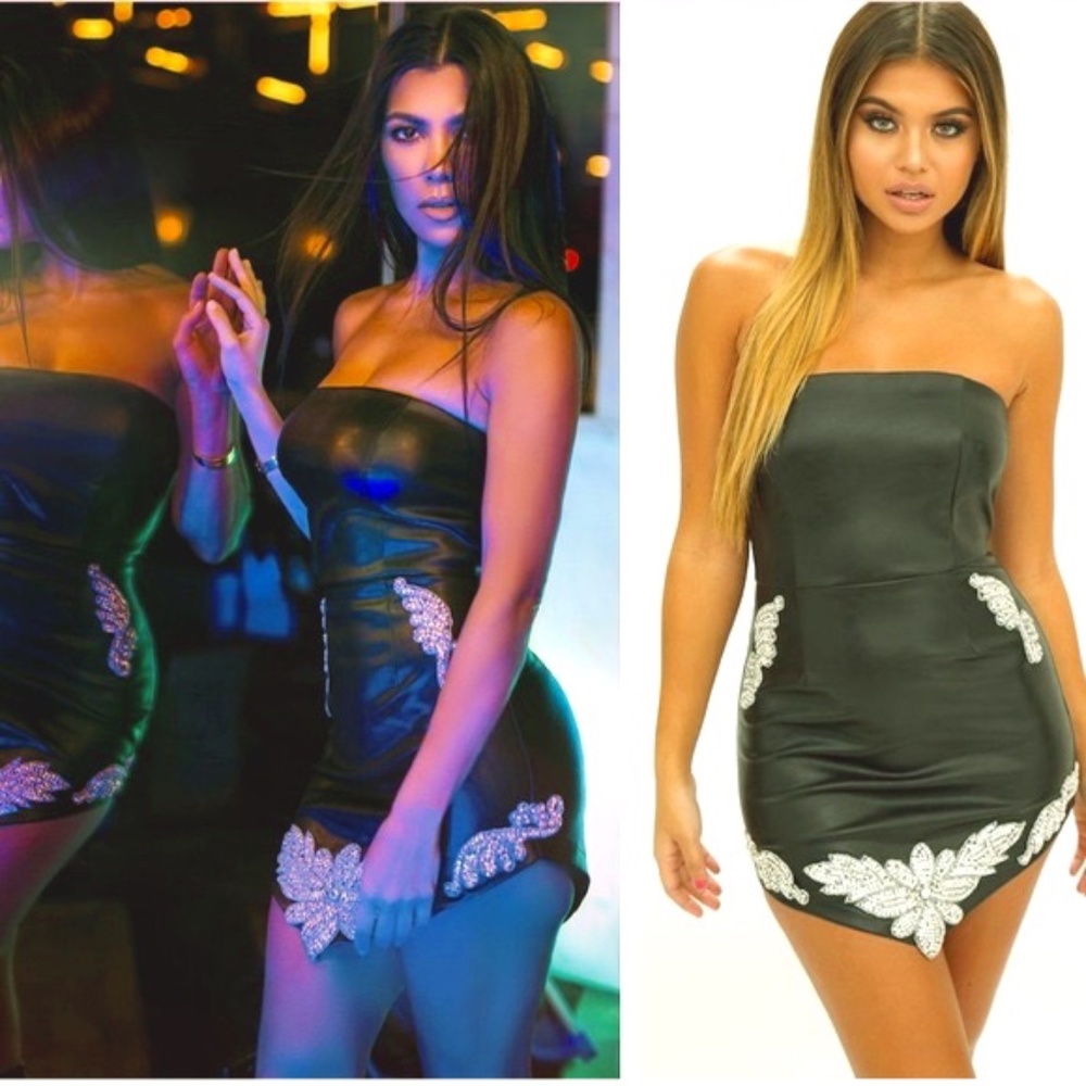 Brand New | Embellished black mini